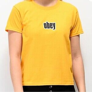 Obey 1990 Shrunken Gold T-Shirt
